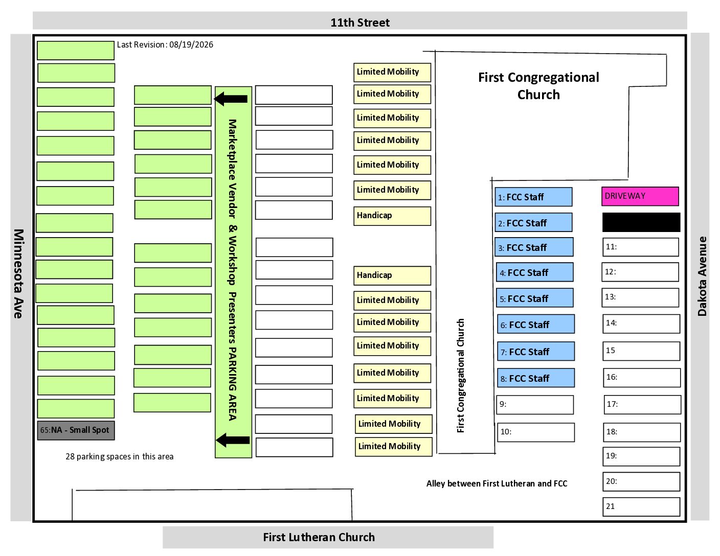 08-19-2026-FCC Parking Lot Map